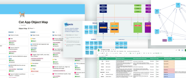 Screenshots of object map and documentation