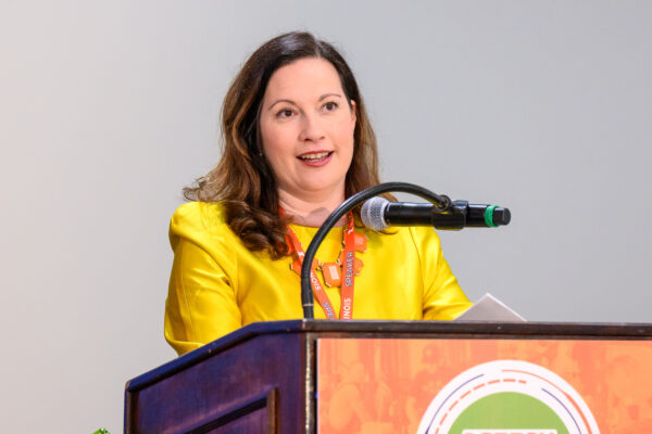 Laura Appenzeller speaking at the AgTech Summit